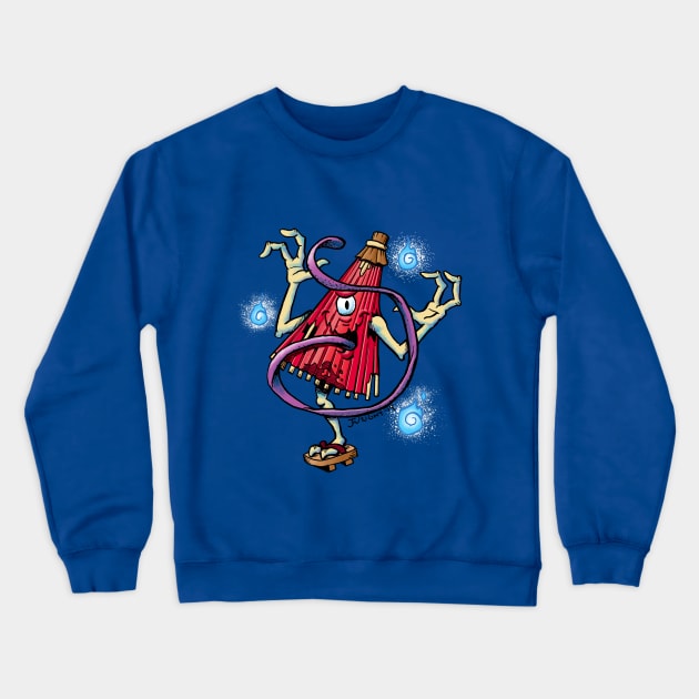 Kasa-obake Crewneck Sweatshirt by jwrightbrain